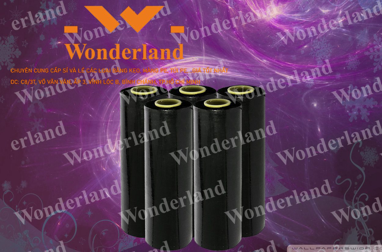 MÀNG PE ĐEN 3.1KG LÕI 200G WONDERLAND CHẤT LƯỢNG TỐT NHẤT