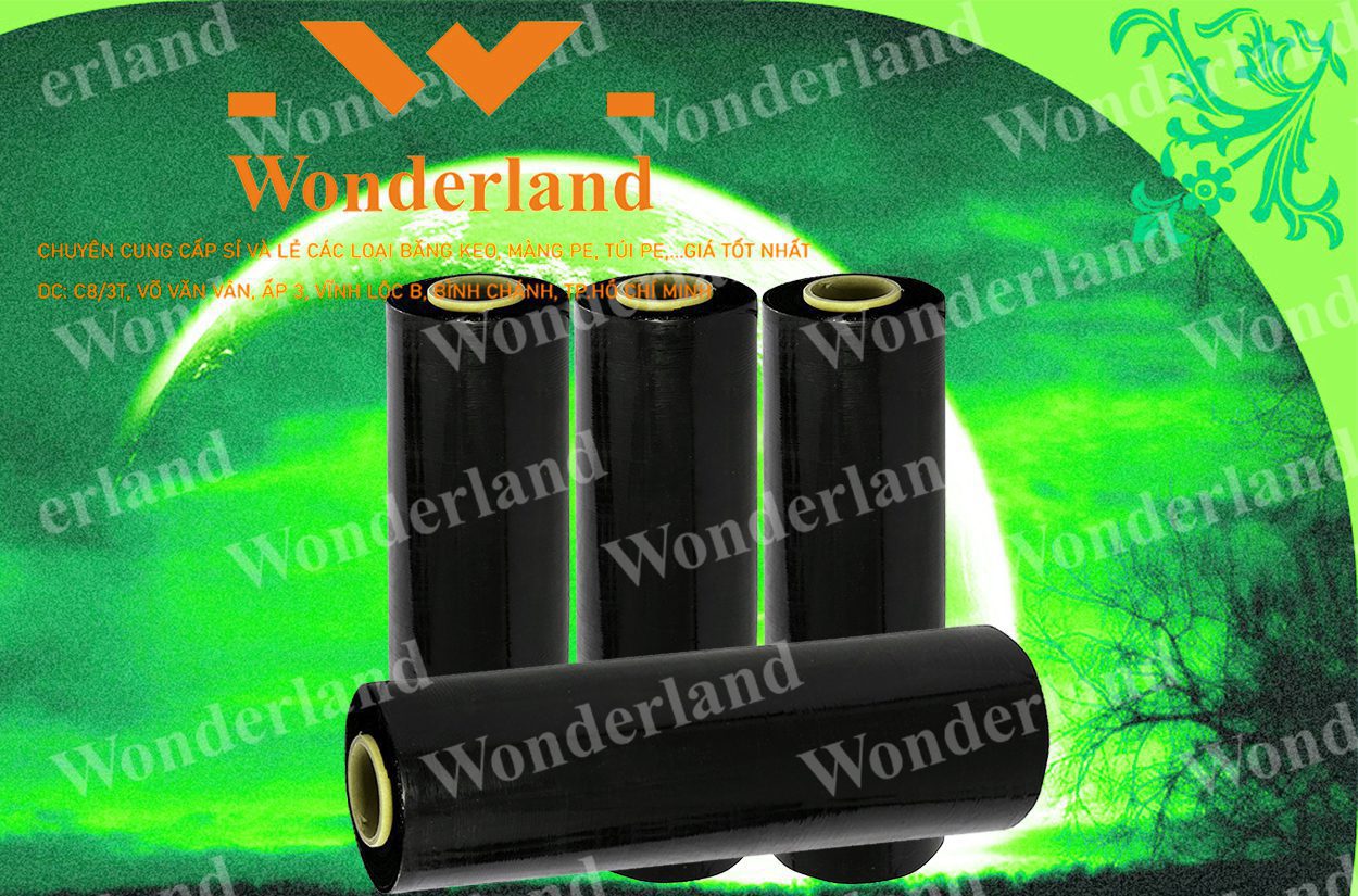 MÀNG PE ĐEN 3.2KG LÕI 200G WONDERLAND CHẤT LƯỢNG TỐT NHẤT