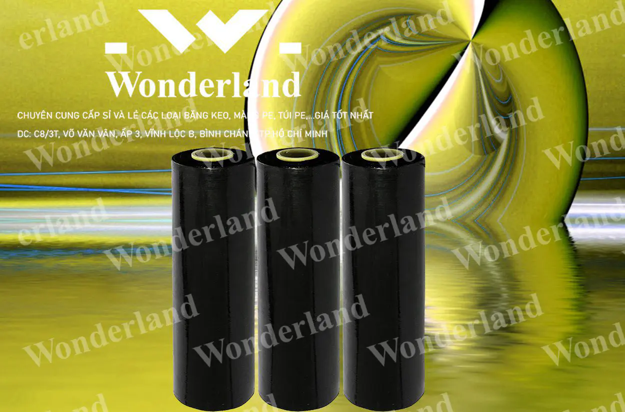 MÀNG PE ĐEN 3.3KG LÕI 200G WONDERLAND CHẤT LƯỢNG TỐT NHẤT