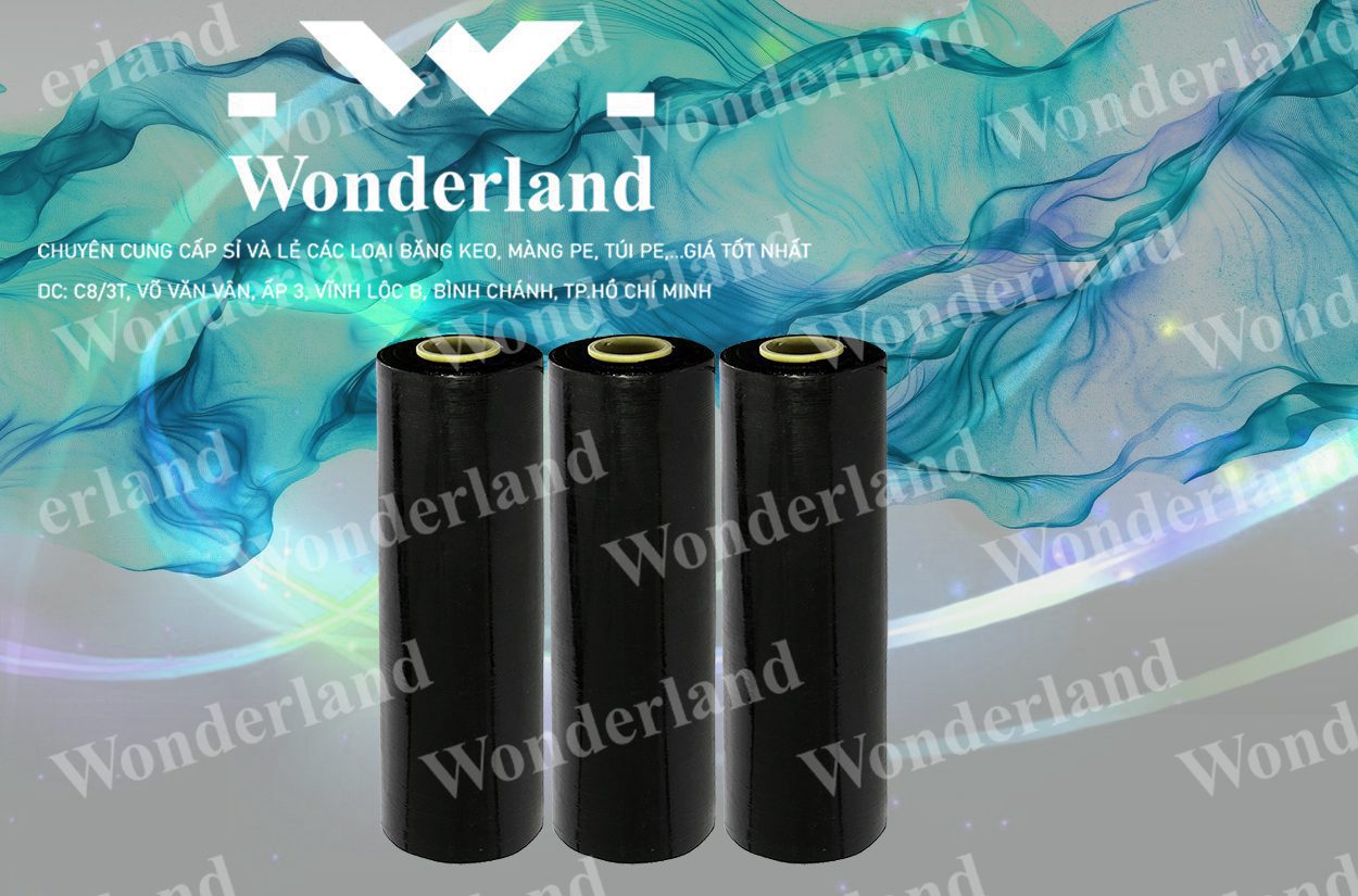 MÀNG PE ĐEN 3.4KG LÕI 200G WONDERLAND CHẤT LƯỢNG TỐT NHẤT