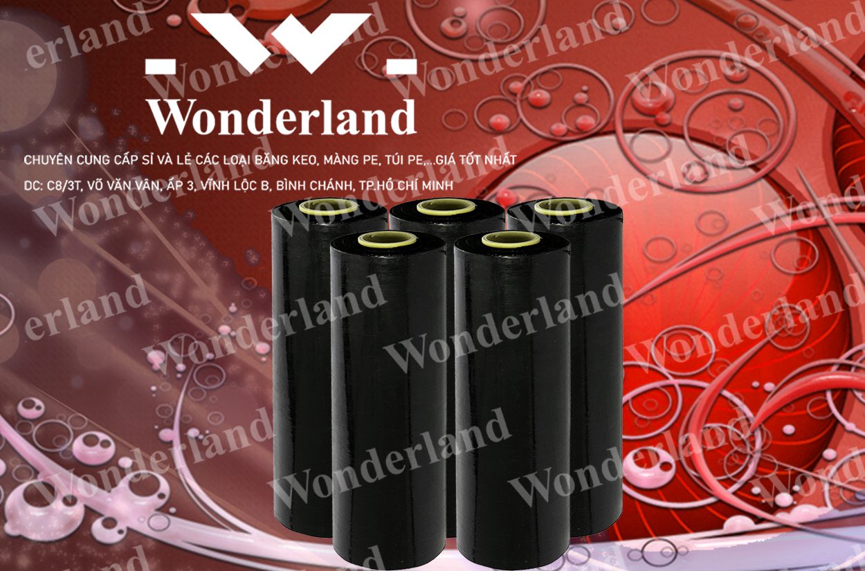 MÀNG PE ĐEN 3.5KG LÕI 200G WONDERLAND GIÁ TỐT