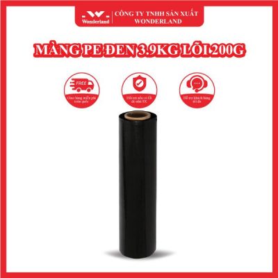 MÀNG PE ĐEN 3.9KG LÕI 200G WONDERLAND