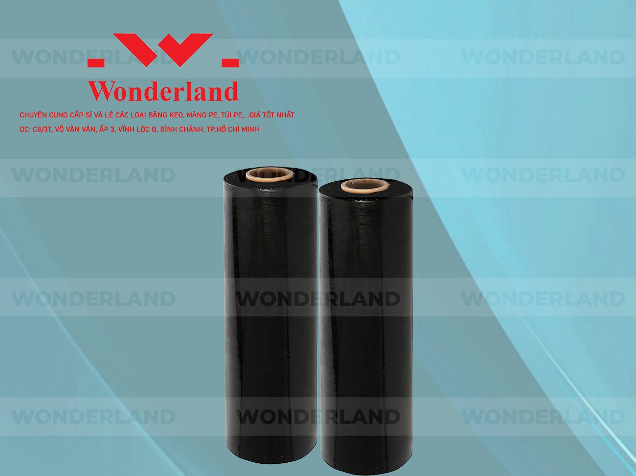 MÀNG PE ĐEN 3.9KG LÕI 200G WONDERLAND CHẤT LƯỢNG TỐT NHẤT