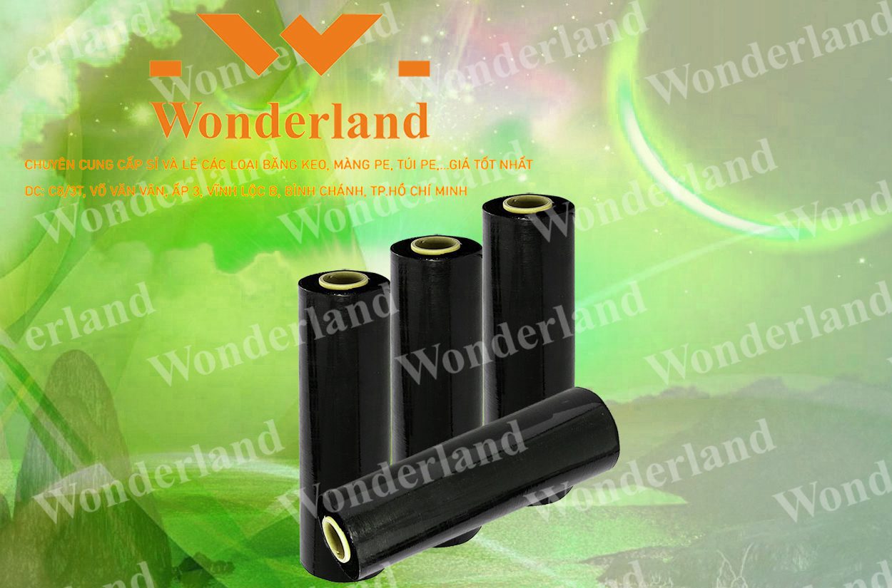 MÀNG PE ĐEN 3KG LÕI 200G WONDERLAND CHẤT LƯỢNG TỐT NHẤT