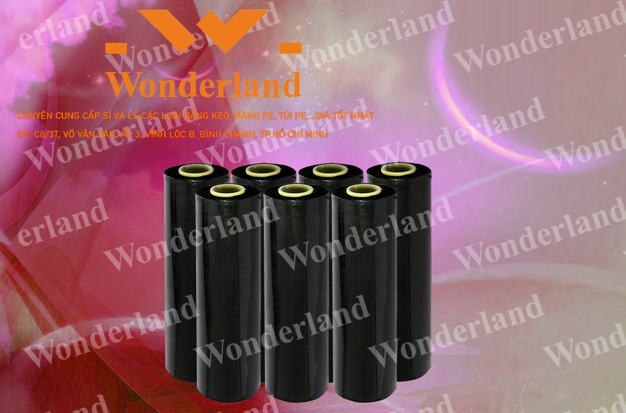 MÀNG PE ĐEN 3KG LÕI 200G WONDERLAND GIÁ TỐT