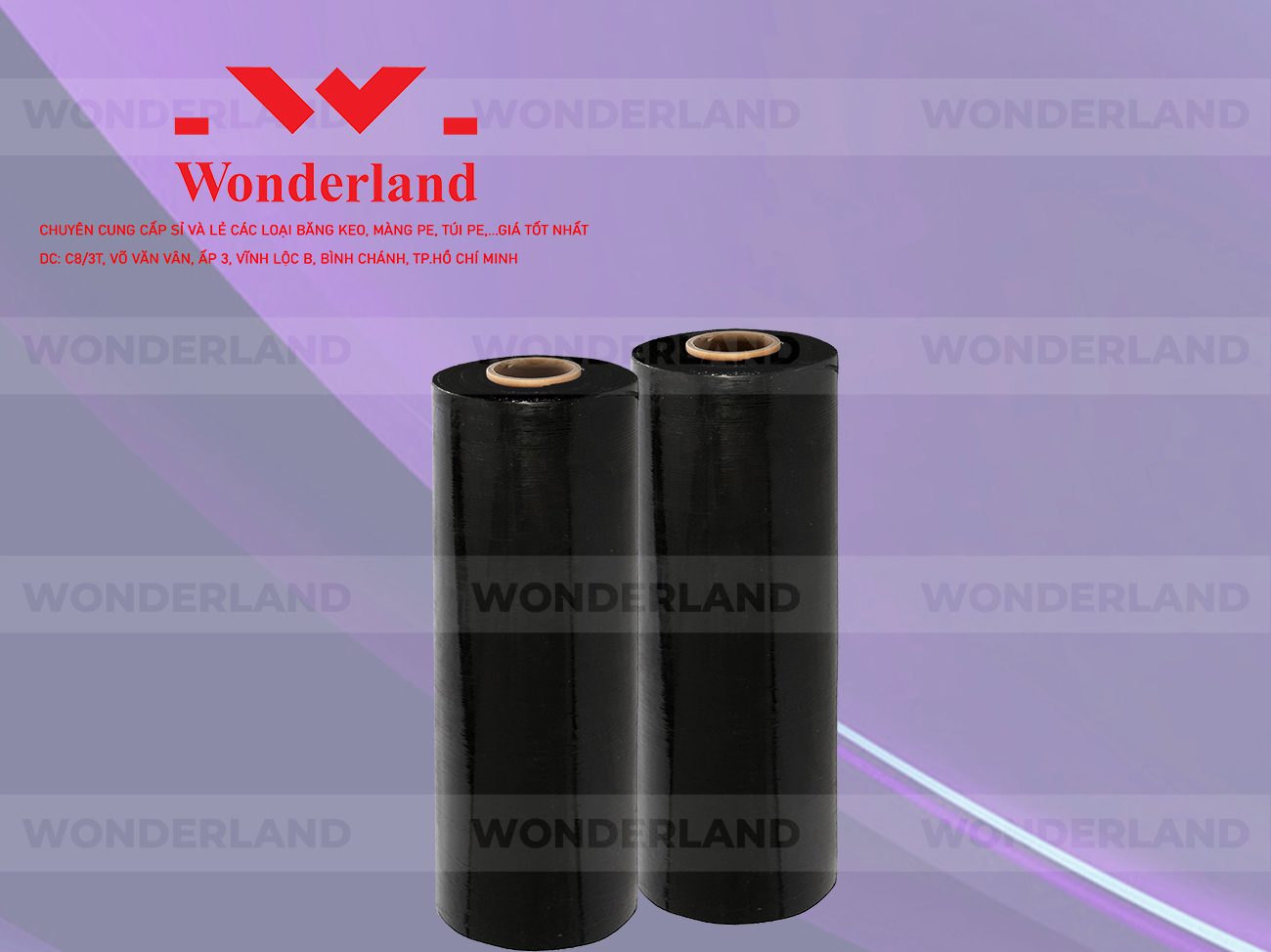 MÀNG PE ĐEN 4.1KG LÕI 200G WONDERLAND CHẤT LƯỢNG TỐT NHẤT