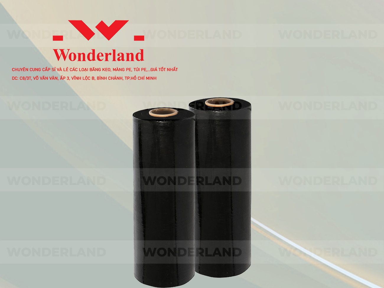 MÀNG PE ĐEN 4.3KG LÕI 200G WONDERLAND CHẤT LƯỢNG TỐT NHẤT
