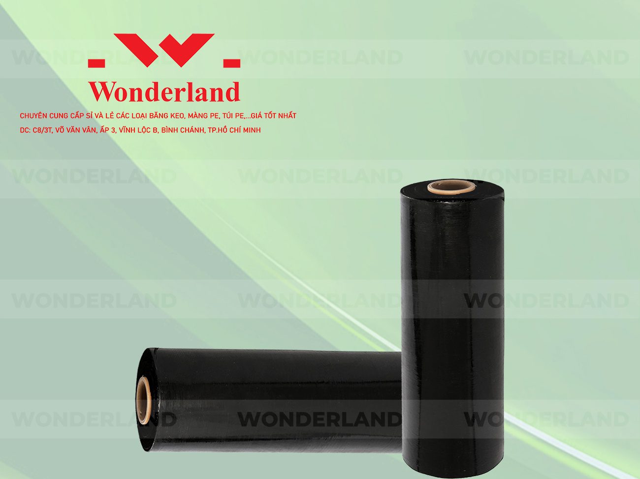 MÀNG PE ĐEN 4.4KG LÕI 200G WONDERLAND CHẤT LƯỢNG TỐT NHẤT