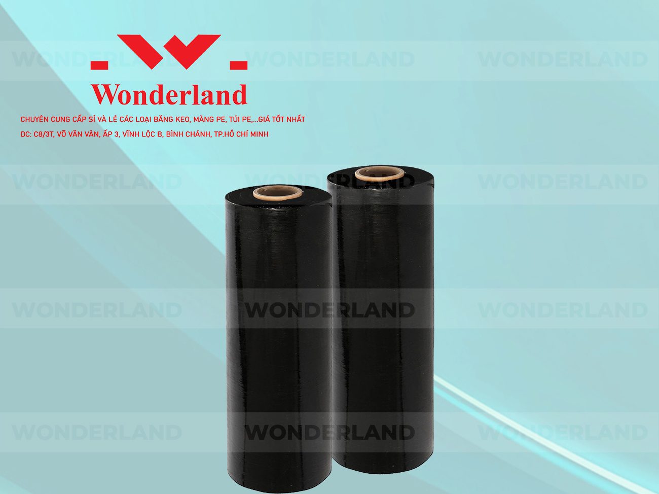 MÀNG PE ĐEN 4.5KG LÕI 200G WONDERLAND CHẤT LƯỢNG TỐT NHẤT