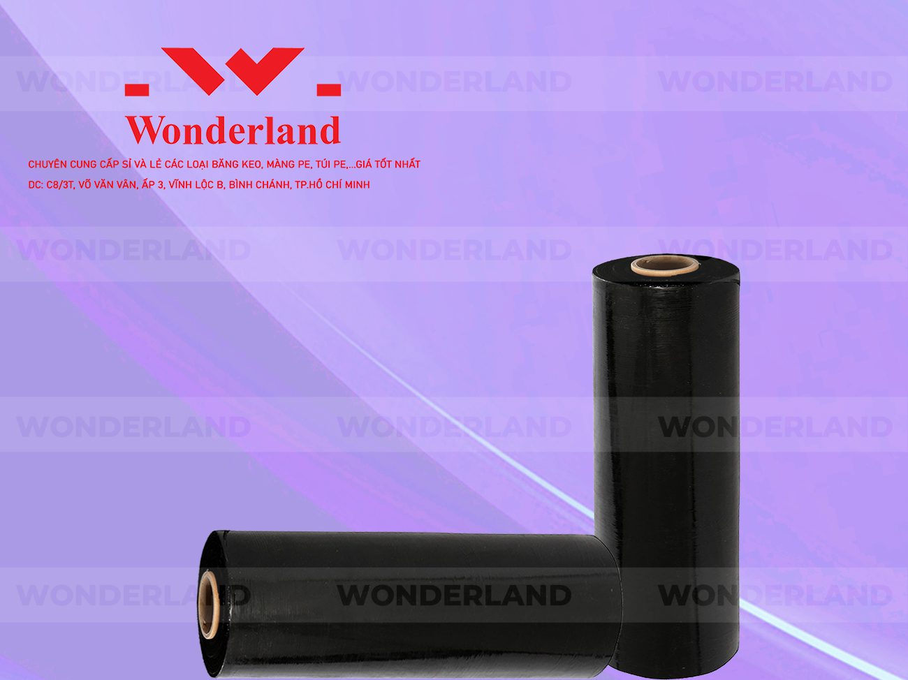 MÀNG PE ĐEN 4.7KG LÕI 200G WONDERLAND CHẤT LƯỢNG TỐT NHẤT