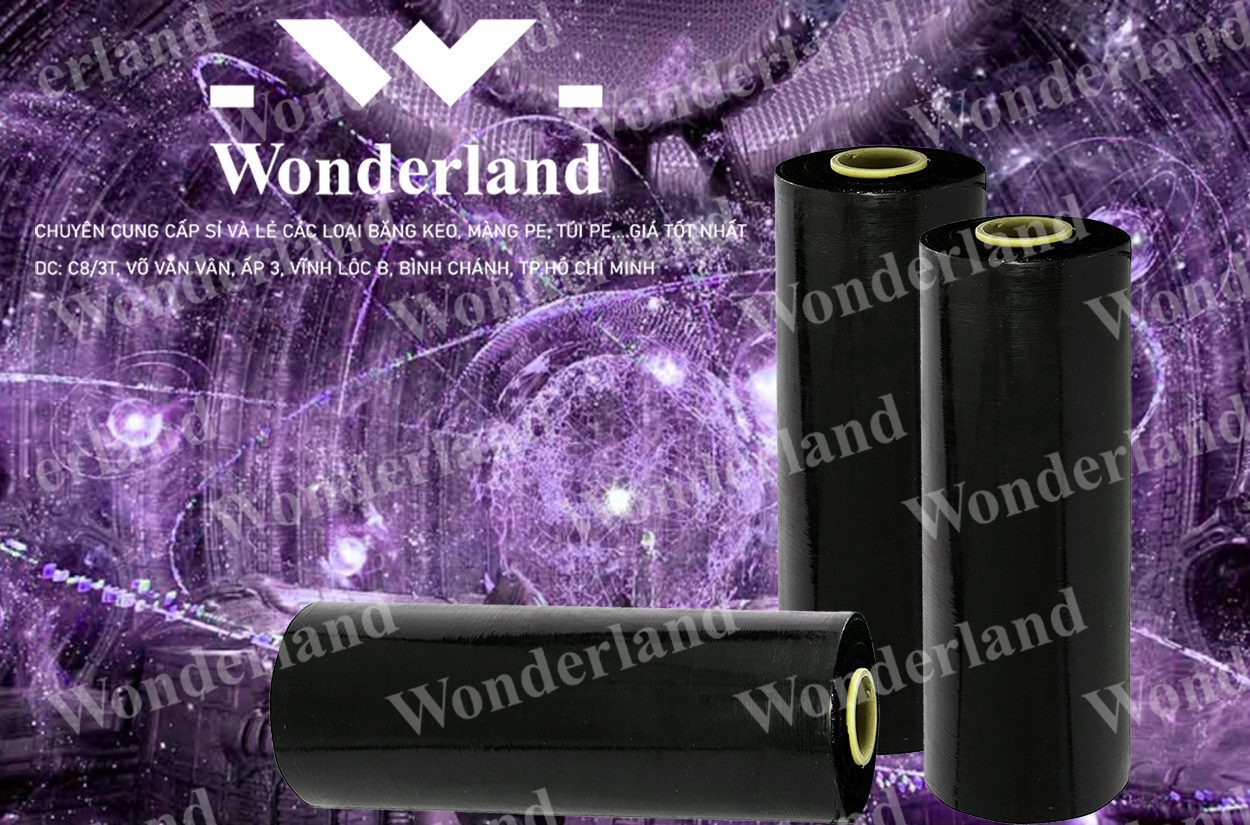 MÀNG PE ĐEN 4KG LÕI 200G WONDERLAND CHẤT LƯỢNG TỐT NHẤT