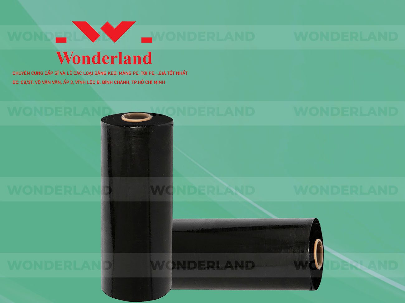 MÀNG PE ĐEN 5.2KG LÕI 200G WONDERLAND CHẤT LƯỢNG TỐT NHẤT