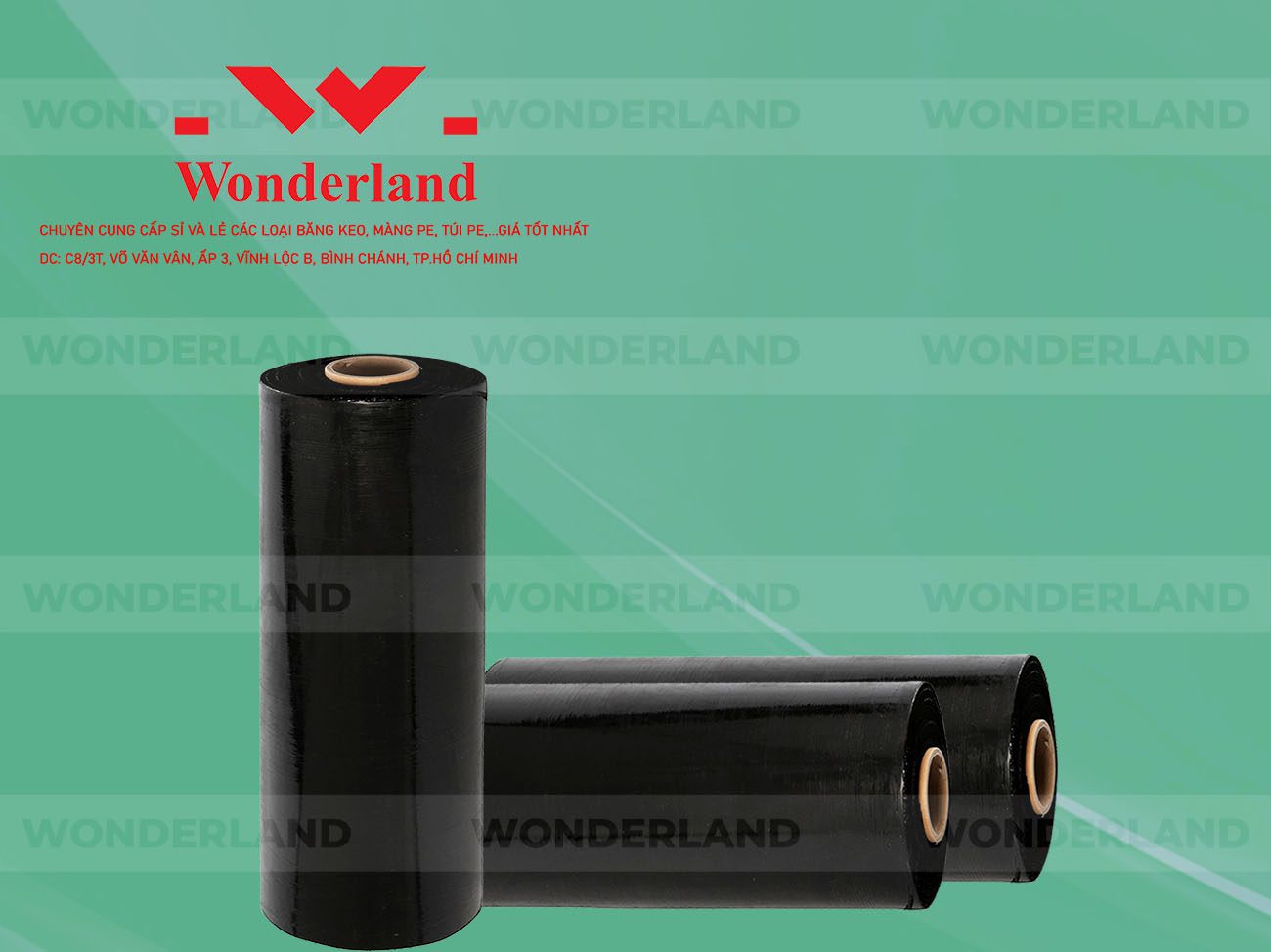 MÀNG PE ĐEN 5.2KG LÕI 200G WONDERLAND GIÁ TỐT