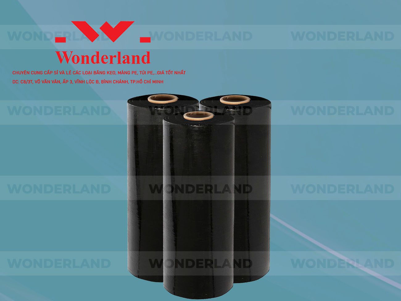 MÀNG PE ĐEN 5.3KG LÕI 200G WONDERLAND GIÁ TỐT