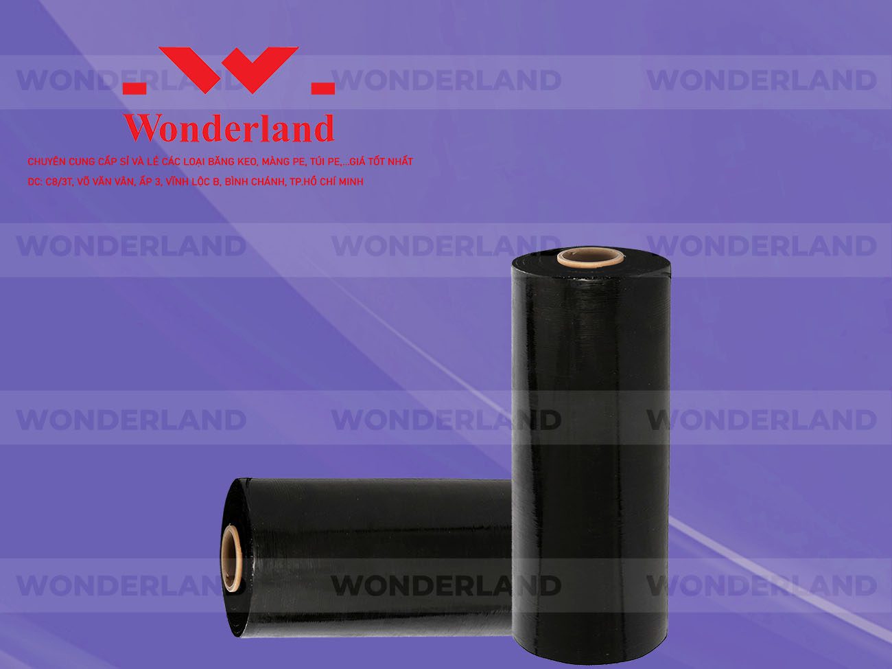 MÀNG PE ĐEN 5.4KG LÕI 200G WONDERLAND CHẤT LƯỢNG TỐT NHẤT