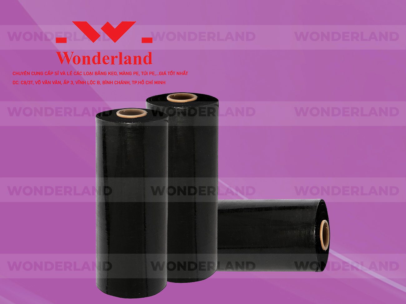 MÀNG PE ĐEN 5.6KG LÕI 200G WONDERLAND CHẤT LƯỢNG TỐT NHẤT