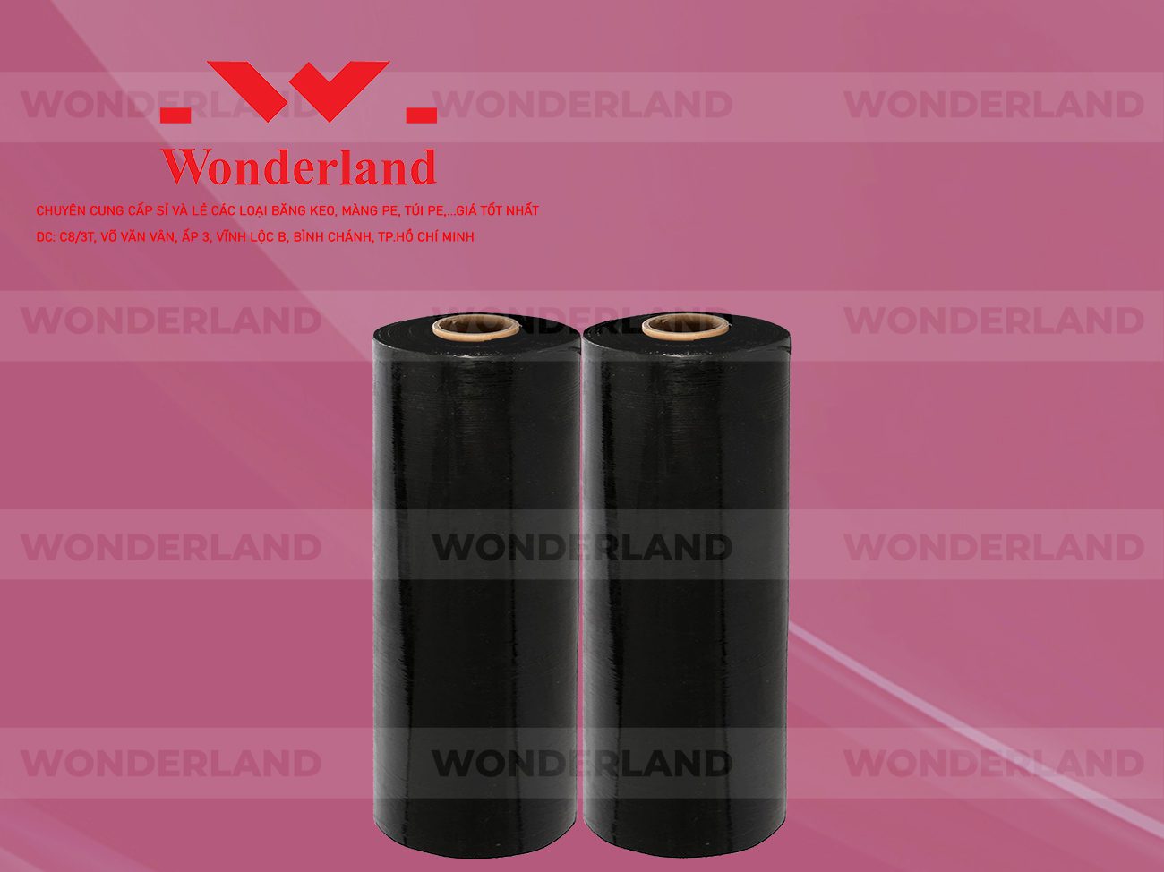 MÀNG PE ĐEN 5.7KG LÕI 200G WONDERLAND CHẤT LƯỢNG TỐT NHẤT