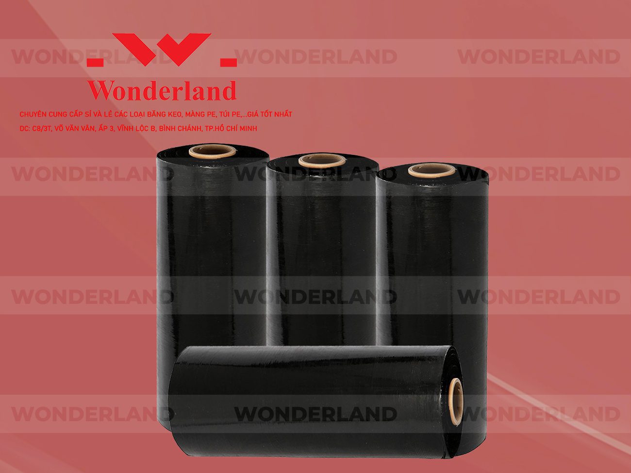 MÀNG PE ĐEN 5.8KG LÕI 200G WONDERLAND GIÁ TỐT