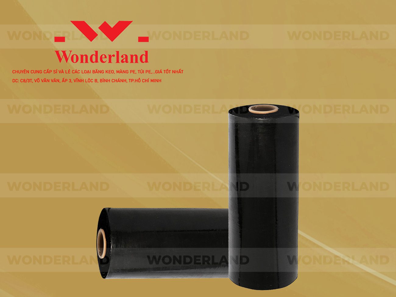 MÀNG PE ĐEN 5.9KG LÕI 200G WONDERLAND CHẤT LƯỢNG TỐT NHẤT