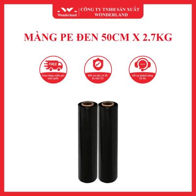MÀNG PE ĐEN 50CM X 2.7KG WONDERLAND