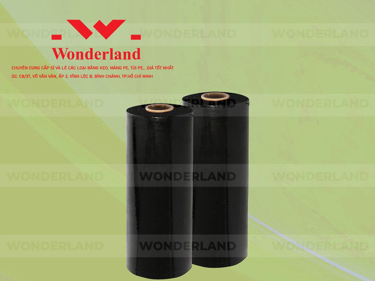 MÀNG PE ĐEN 5KG LÕI 200G WONDERLAND CHẤT LƯỢNG TỐT NHẤT