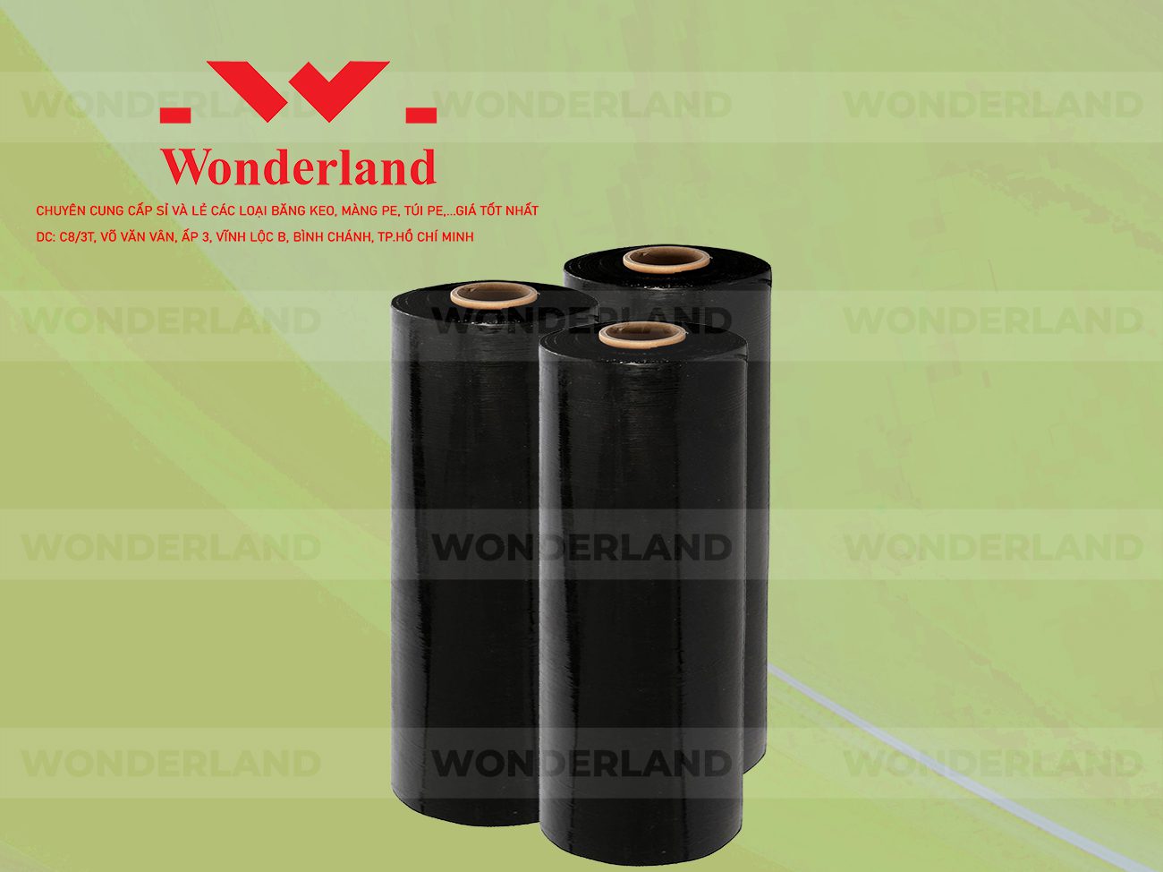 MÀNG PE ĐEN 5KG LÕI 200G WONDERLAND GIÁ TỐT