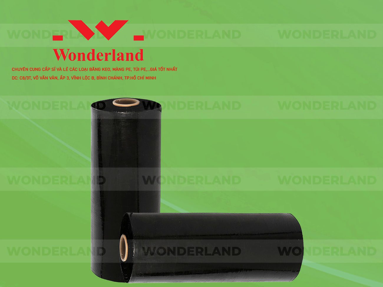 MÀNG PE ĐEN 6.1KG LÕI 500G WONDERLAND CHẤT LƯỢNG TỐT NHẤT