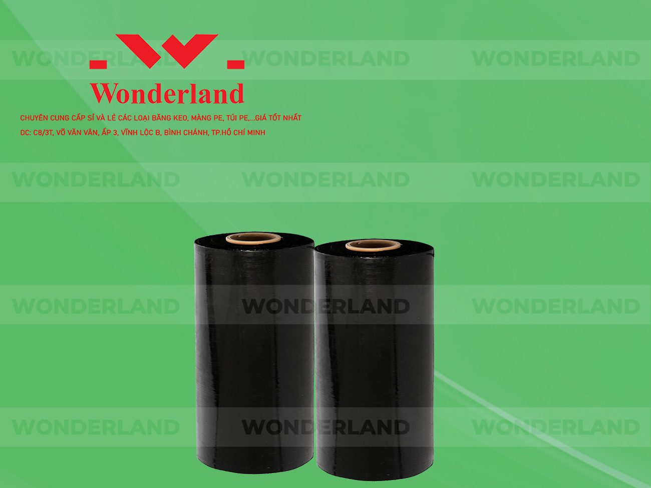 MÀNG PE ĐEN 6.2KG LÕI 1.2KG WONDERLAND CHẤT LƯỢNG TỐT NHẤT