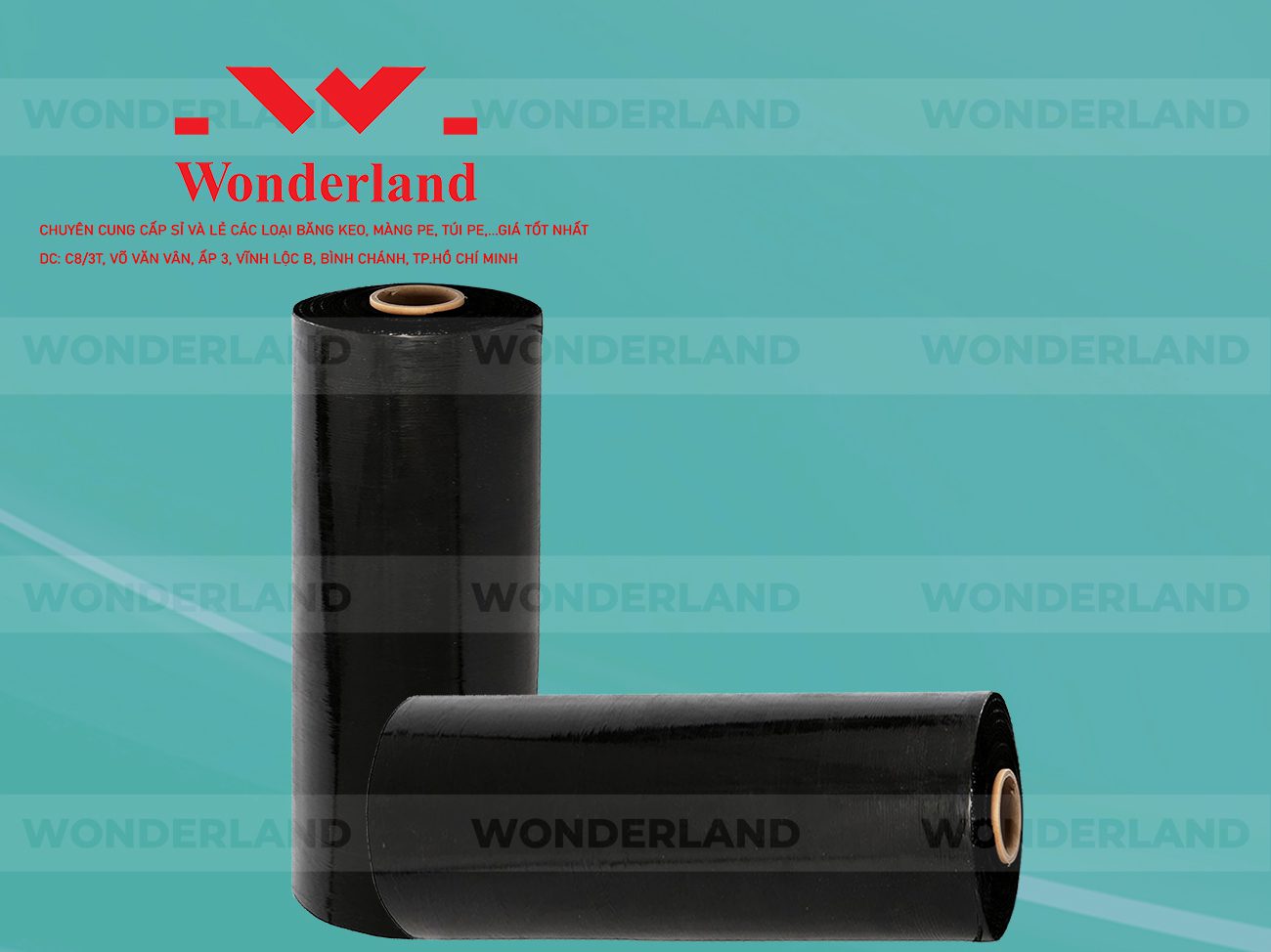 MÀNG PE ĐEN 6.3KG LÕI 500G WONDERLAND CHẤT LƯỢNG TỐT NHẤT