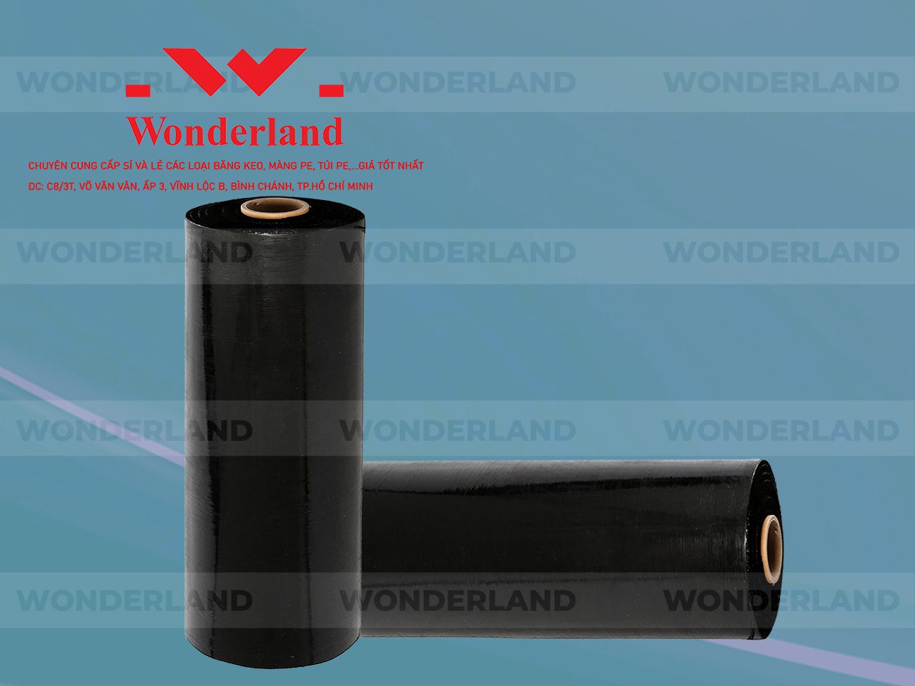 MÀNG PE ĐEN 6.4KG LÕI 500G WONDERLAND CHẤT LƯỢNG TỐT NHẤT