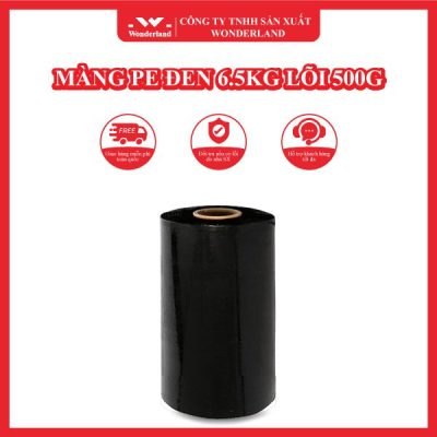 MÀNG PE ĐEN 6.5KG LÕI 500G WONDERLAND
