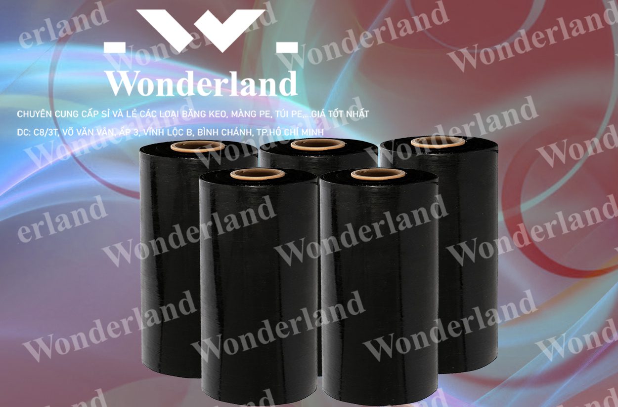 MÀNG PE ĐEN 6.6KG LÕI 500G CHẤT LƯỢNG CAO WONDERLAND GIÁ SỈ TỐT NHẤT