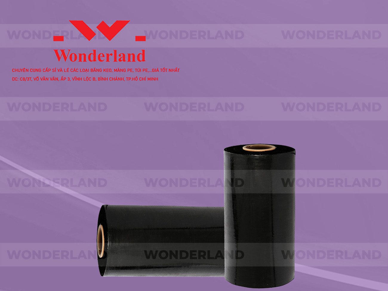 MÀNG PE ĐEN 6.6KG LÕI 500G WONDERLAND CHẤT LƯỢNG TỐT NHẤT