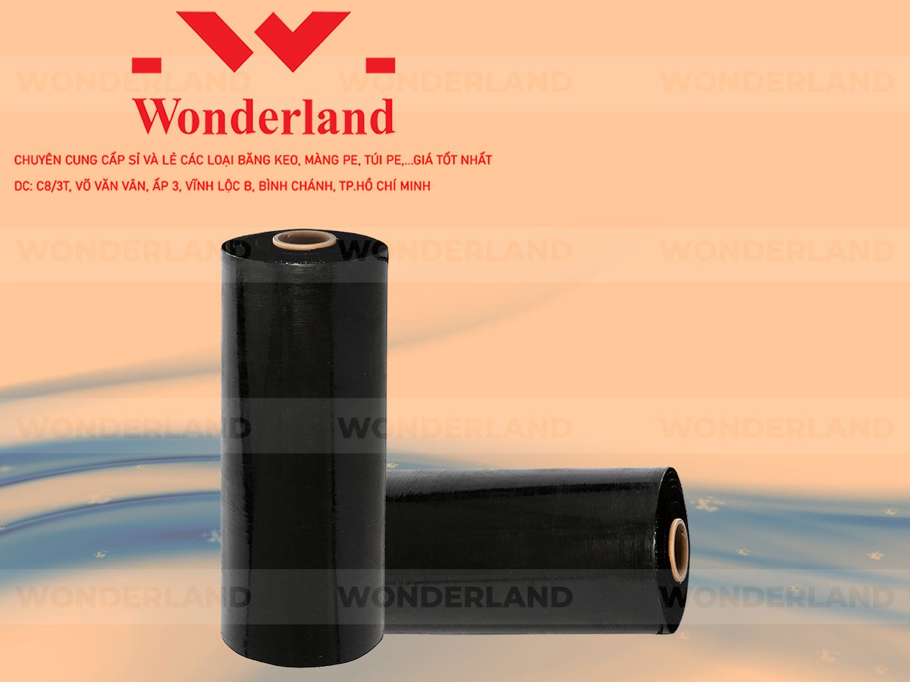 MÀNG PE ĐEN 6.9KG LÕI 500G WONDERLAND CHẤT LƯỢNG TỐT NHẤT