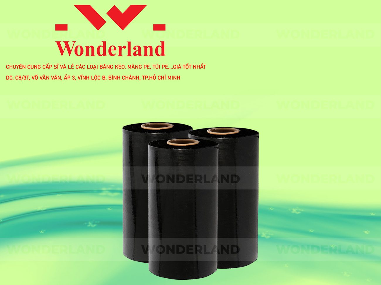 MÀNG PE ĐEN 7.1KG LÕI 500G WONDERLAND GIÁ TỐT