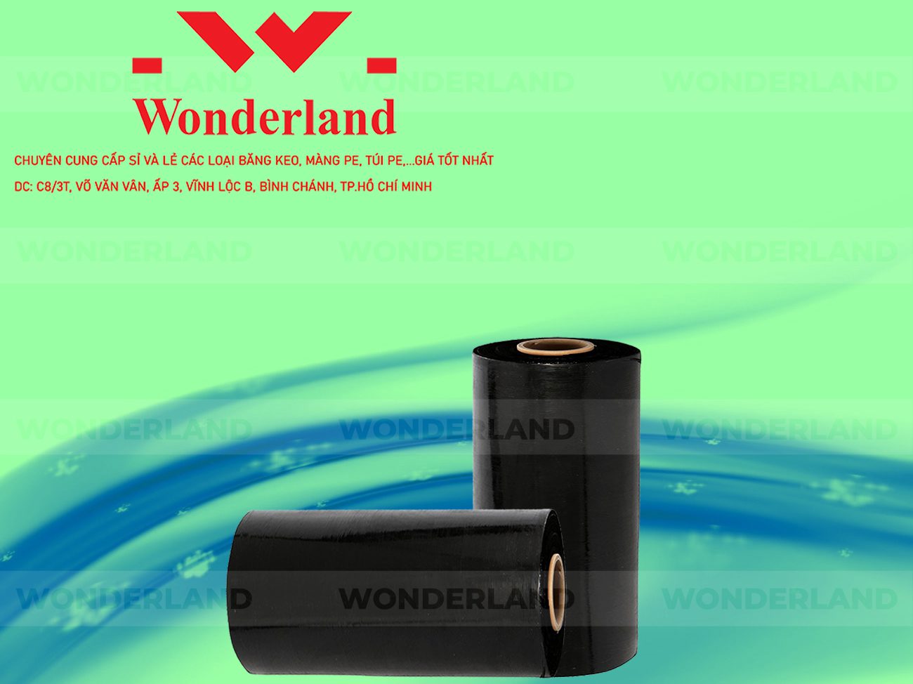 MÀNG PE ĐEN 7.2KG LÕI 500G WONDERLAND CHẤT LƯỢNG TỐT NHẤT