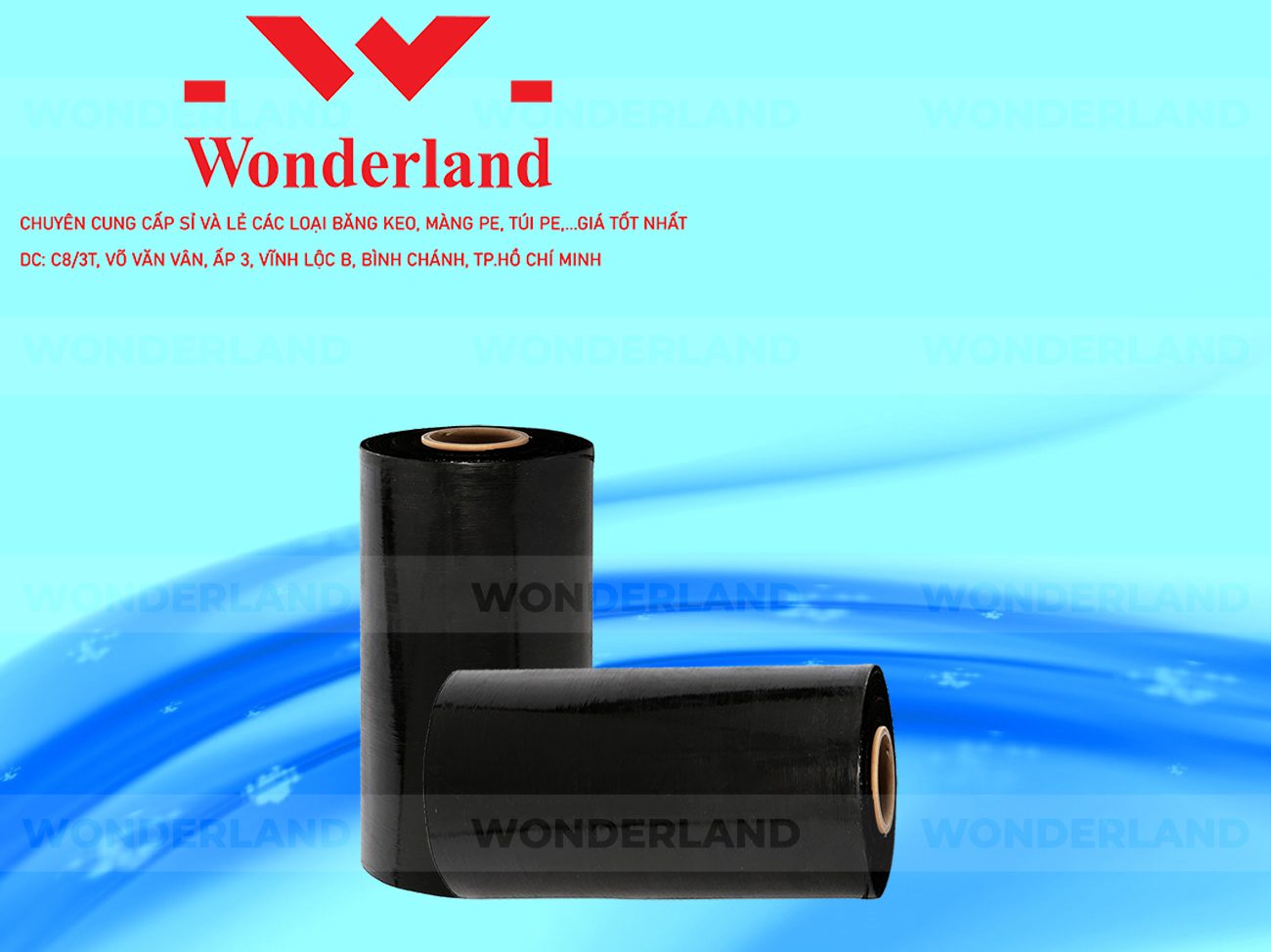 MÀNG PE ĐEN 7.3KG LÕI 500G WONDERLAND CHẤT LƯỢNG TỐT NHẤT