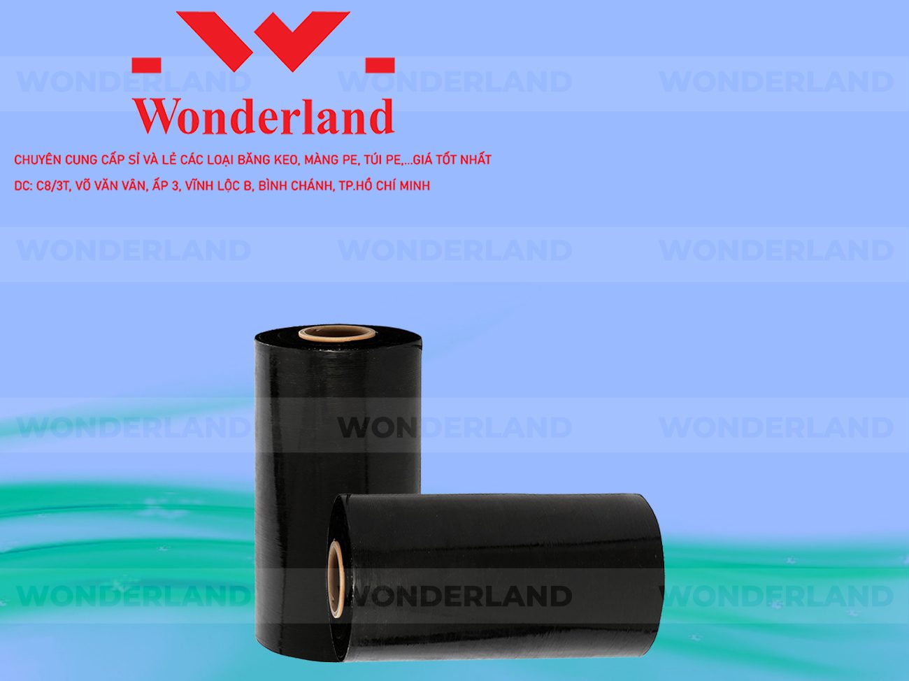 MÀNG PE ĐEN 7.4KG LÕI 500G WONDERLAND CHẤT LƯỢNG TỐT NHẤT