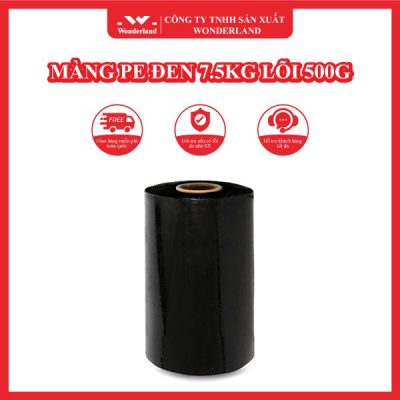 MÀNG PE ĐEN 7.5KG LÕI 500G WONDERLAND