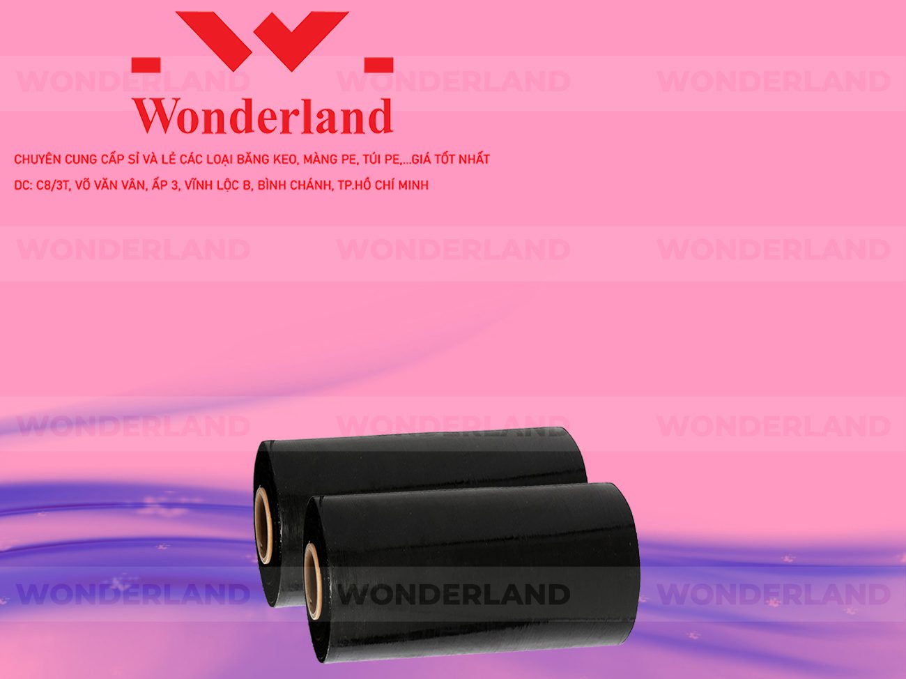 MÀNG PE ĐEN 7.7KG LÕI 500G WONDERLAND CHẤT LƯỢNG TỐT NHẤT
