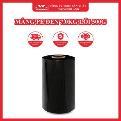MÀNG PE ĐEN 7.0KG LÕI 500G WONDERLAND