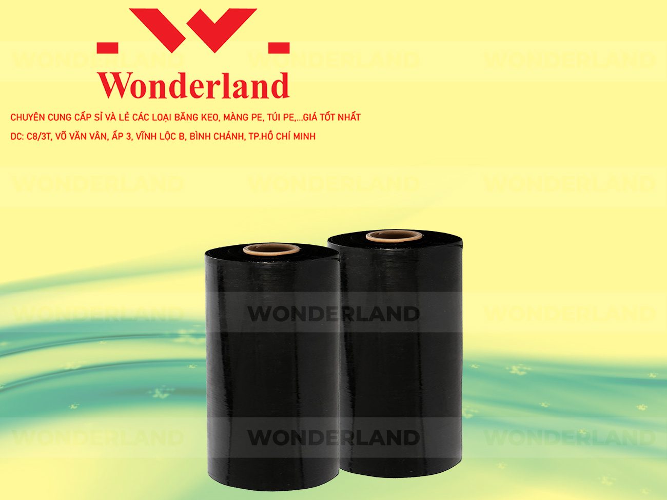 MÀNG PE ĐEN 7KG LÕI 500G WONDERLAND CHẤT LƯỢNG TỐT NHẤT