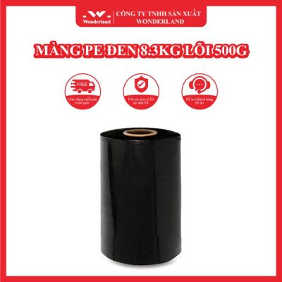 MÀNG PE ĐEN 8.3KG LÕI 500G WONDERLAND