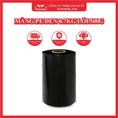 MÀNG PE ĐEN 8.7KG LÕI 500G WONDERLAND