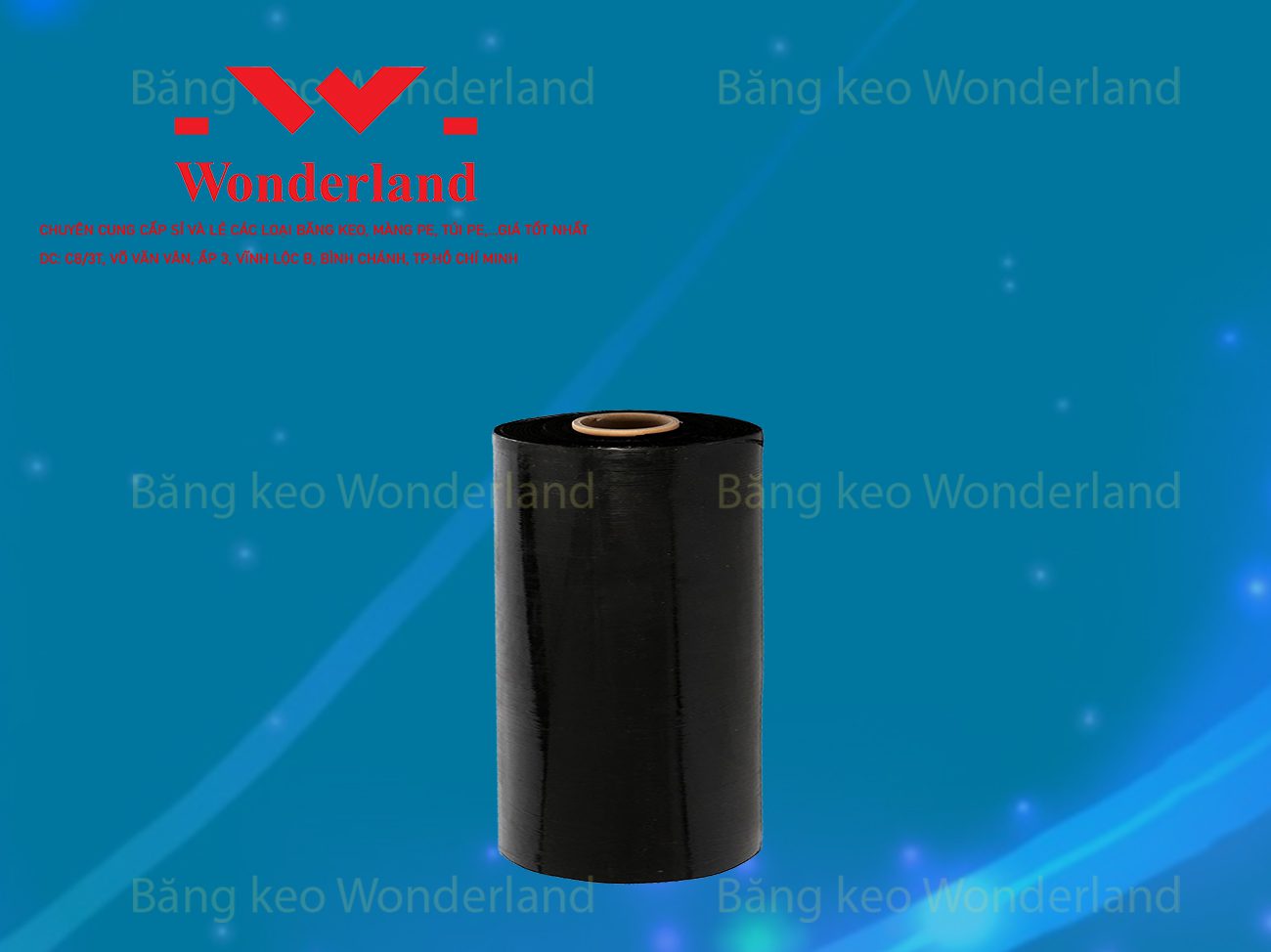 MÀNG PE ĐEN 8.9KG LÕI 500G