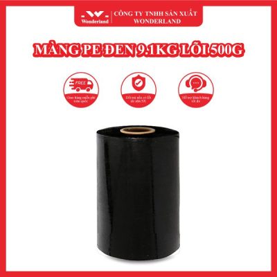 MÀNG PE ĐEN 9.1KG LÕI 500G WONDERLAND