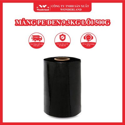 MÀNG PE ĐEN 9.3KG LÕI 500G WONDERLAND