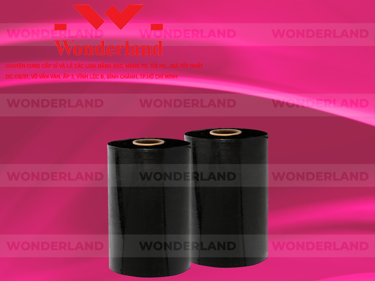 MÀNG PE ĐEN 9.4KG LÕI 500G WONDERLAND CHẤT LƯỢNG TỐT NHẤT