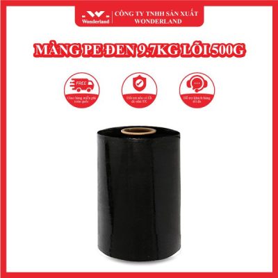 MÀNG PE ĐEN 9.7KG LÕI 500G WONDERLAND