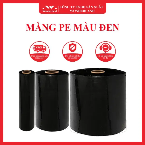 MÀNG PE MÀU ĐEN WONDERLAND